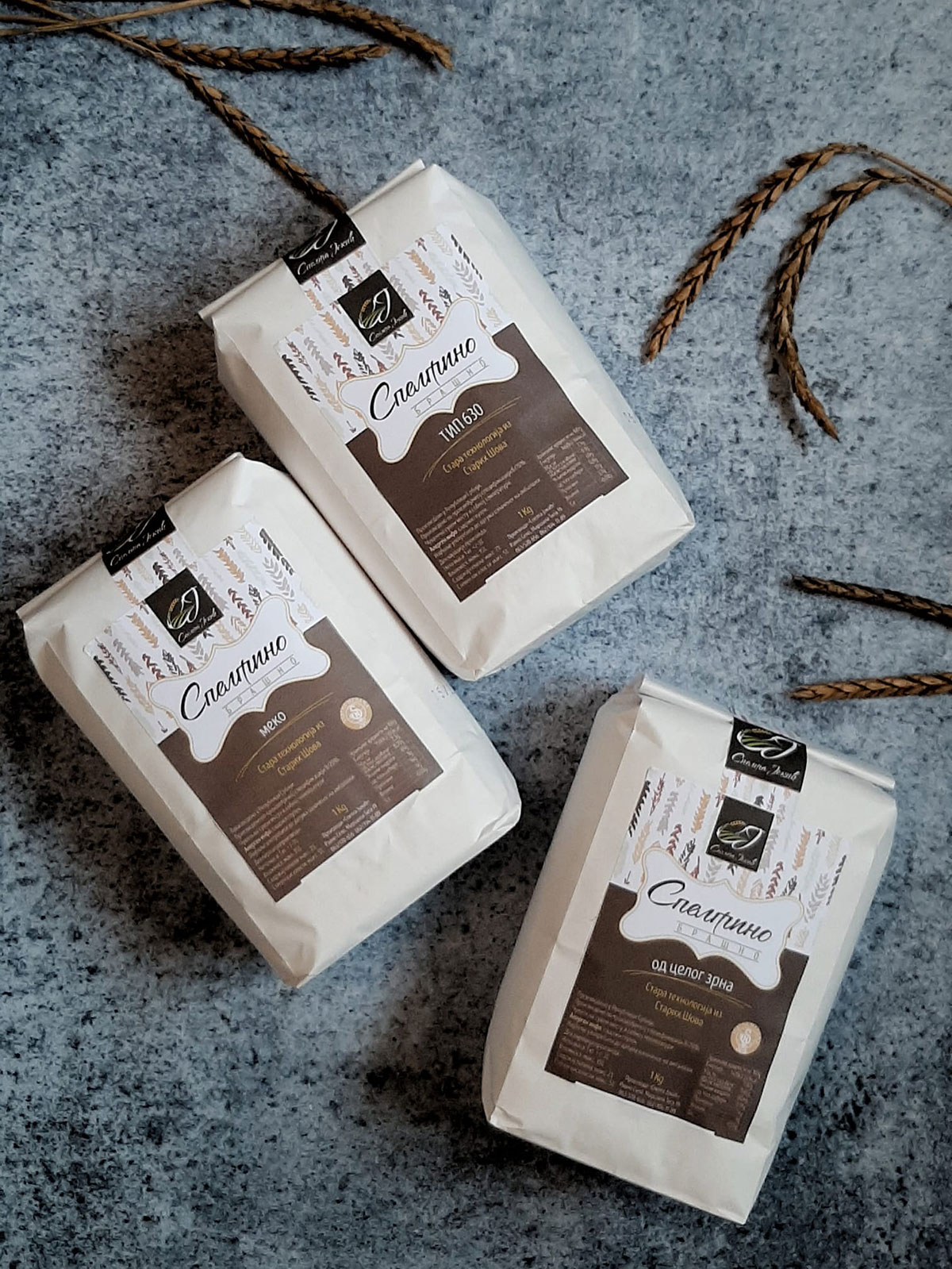 Packaging design for spelt flours
